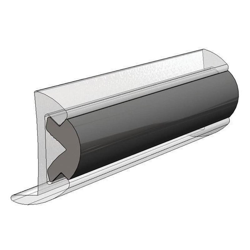 Taco Metals Taco Marine V12-4155BKA50-1 Flexible Rub Rail Vinyl Insert - 3/4" x 3/8" - Image 1